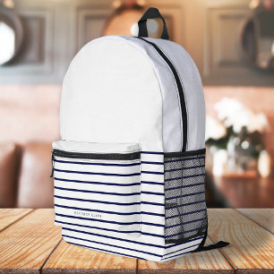 Sac À Dos Imprimé Bleu de marine Bleu élégant tendance moderne moder