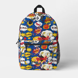 Sac À Dos Imprimé Bleu Vibrant livre de bande dessinée inspiré
