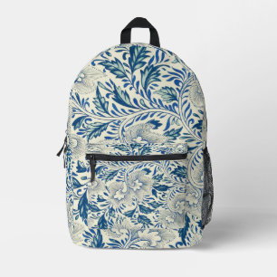 Sac À Dos Imprimé Bleu Vintage Floral Asiatique : Chinoiserie Antiqu