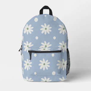 Sac À Dos Imprimé Bleuet Charmant et pois