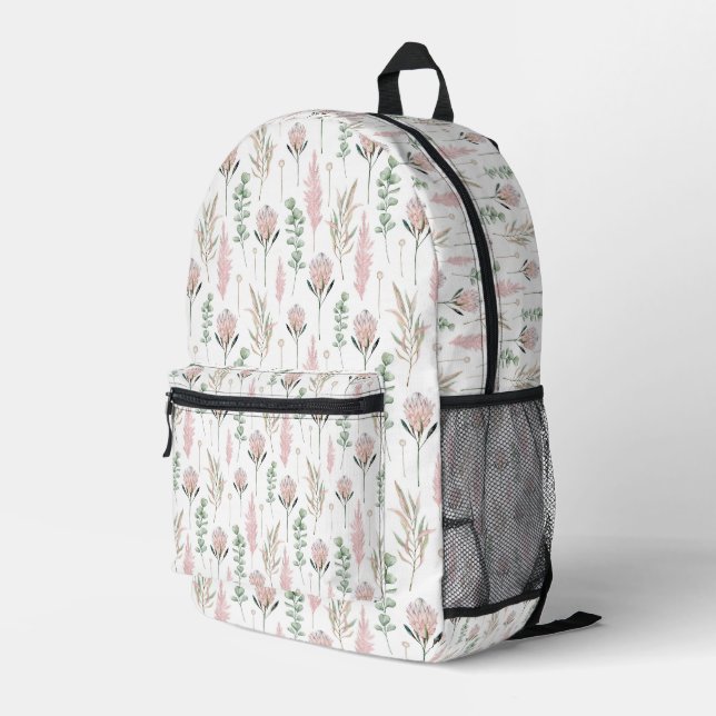 Sac À Dos Imprimé Boho Florals (Coin arrière droit)