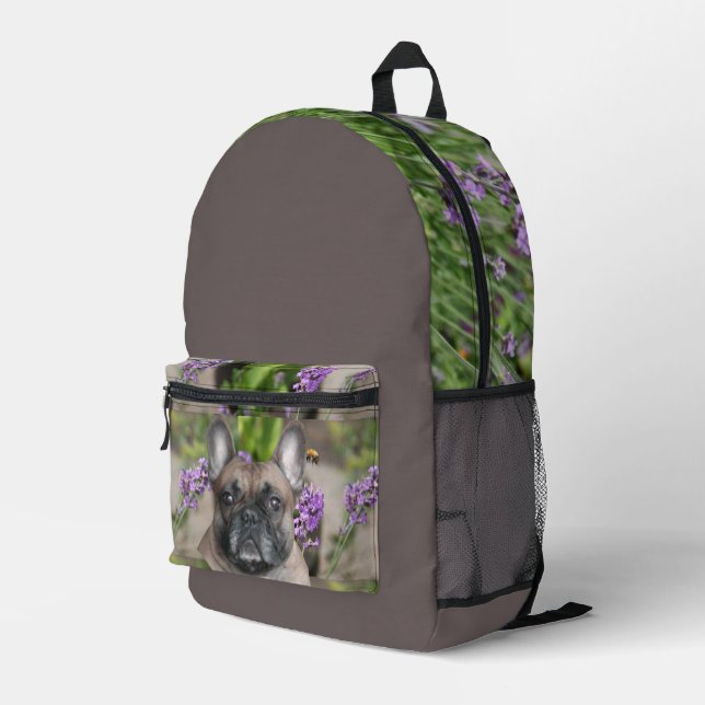 Sac À Dos Imprimé Bouledogue français (Coin arrière droit)