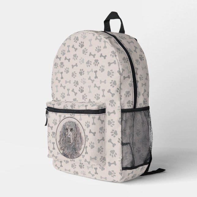 Sac À Dos Imprimé Boykin Peinture Espagnole - Cute Original Chien Ar (Coin arrière droit)