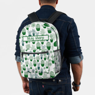 Sac À Dos Imprimé Cactus désert cactées Plante moderne Motif