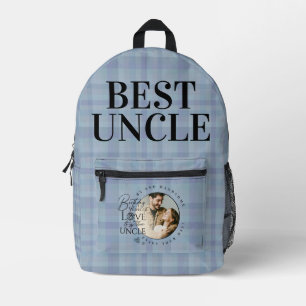 Sac À Dos Imprimé Cadeaux d'anniversaire pour oncle Photo personna