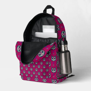 Sac À Dos Imprimé Calavera Cat Art Motif