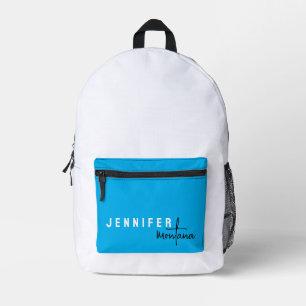 Sac À Dos Imprimé Calligraphie Elegant Plain Ajouter son propre nom
