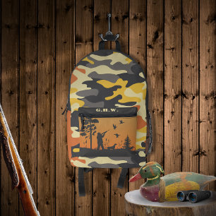 Sac à dos imprimé Camo et Chasseur de canard