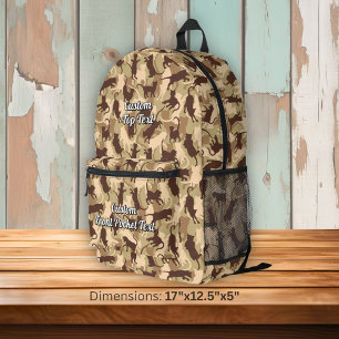 Sac À Dos Imprimé Camouflage du désert des chats