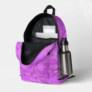 Sac À Dos Imprimé Camouflage violet clair Motif Abstrait