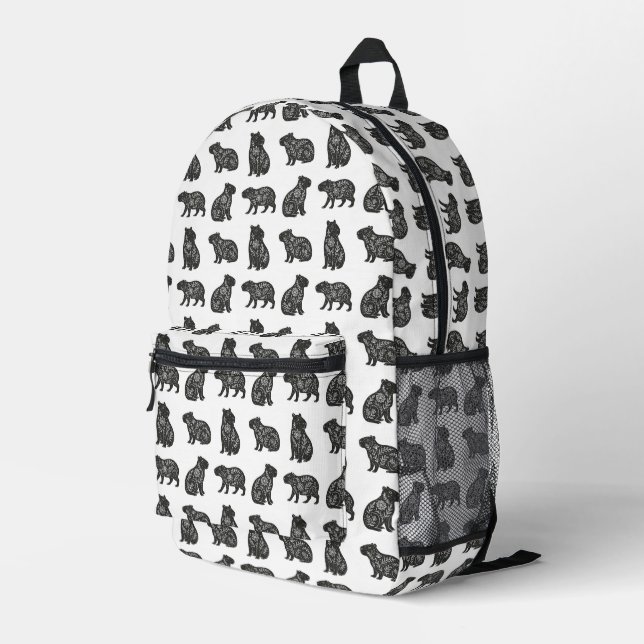 Sac À Dos Imprimé Capybaras (Coin arrière droit)