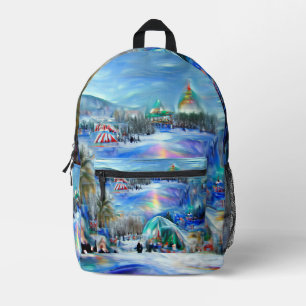 Sac À Dos Imprimé Carnaval d'hiver