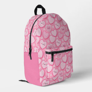 Sac À Dos Imprimé Carrosserie rose mignonne pour enfants