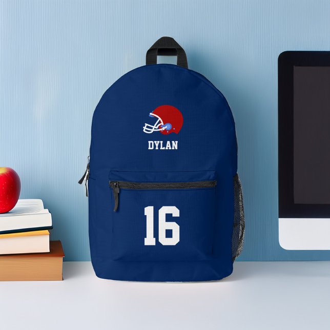 Sac À Dos Imprimé Casque de football personnalisé (Créateur téléchargé)