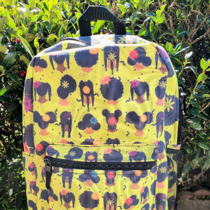 Sac À Dos Imprimé Célébration de notre style de cheveux et des textu