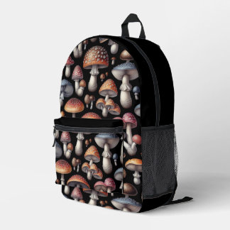 Sac À Dos Imprimé Champignons Rêveurs
