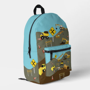 Sac À Dos Imprimé Chariots de construction Thème du site Retour à l'