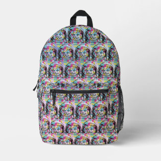Sac À Dos Imprimé Chat Astronaute