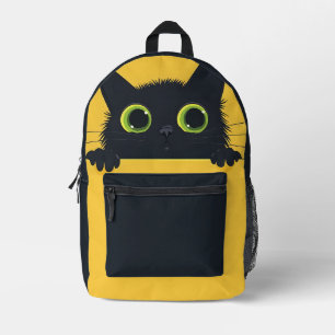Sac À Dos Imprimé Chat curieux