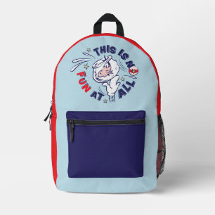 Sac À Dos Imprimé Chat dans le Casquette   Ce N'Est Pas Du Tout Amus