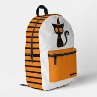 Chat d'Halloween mignon/lunatique