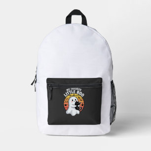Sac À Dos Imprimé Chat fantôme d'Halloween Little Boo