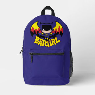 Sac À Dos Imprimé Chibi Batgirl avec Gotham Skyline & Logo