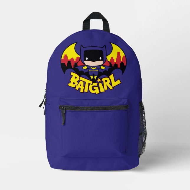 Sac À Dos Imprimé Chibi Batgirl avec Gotham Skyline & Logo (Recto)