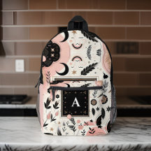 chic filles chic joli monogramme noir école