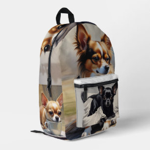 Sac À Dos Imprimé Chihuahua