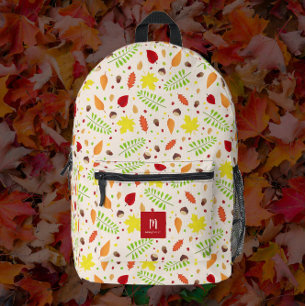 Sac À Dos Imprimé Chute colorée laisse nom personnalisé