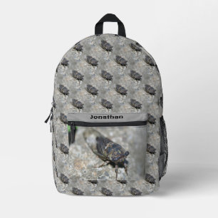 Sac À Dos Imprimé Cicada Bug Nature Motif Personnalisé