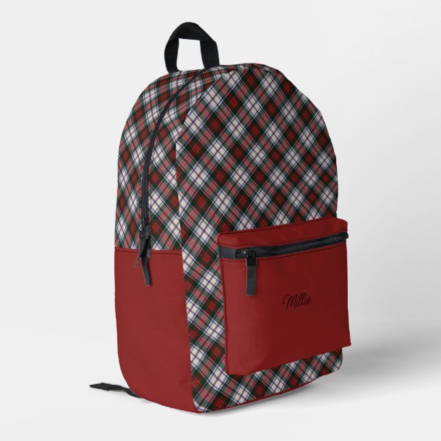 Sac À Dos Imprimé Clan écossais MacDuff Tartan (Coin arrière gauche)