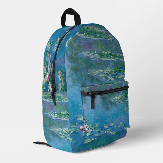 Sac À Dos Imprimé Claude Monet - Nymphéas 1906 (Coin arrière gauche)