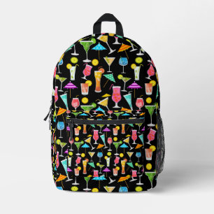 Sac À Dos Imprimé Cocktail Happy Hour Fête Motif