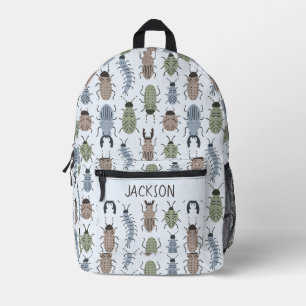 Sac À Dos Imprimé Coléoptère Insecte Animal Garçons Bleu Randonnée