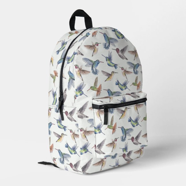 Sac À Dos Imprimé Colibri (Coin arrière gauche)