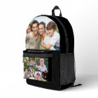 Collage photo personnalisé noir