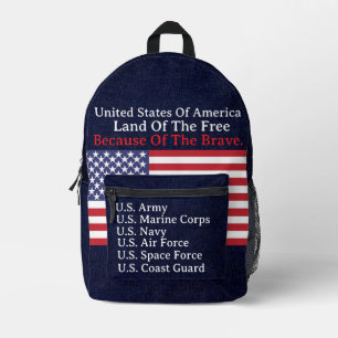 Sac À Dos Imprimé Collection de cadeaux militaires -