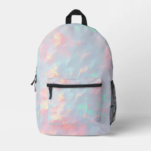Sac À Dos Imprimé Collection Luxe Moderne Rose Pâle Menthe Douce Or