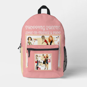 Sac À Dos Imprimé Collection Shopping Queen - Dames