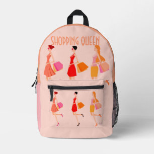 Sac À Dos Imprimé Collection Shopping Queen : Dames