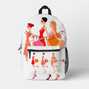 Sac À Dos Imprimé Collection Shopping Queen : Dames