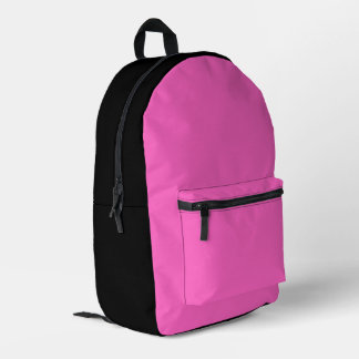 Sac À Dos Imprimé Combinaison de couleurs rose noir