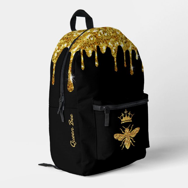 Sac À Dos Imprimé conception de la fausse parties scintillant Queen  (Coin arrière gauche)