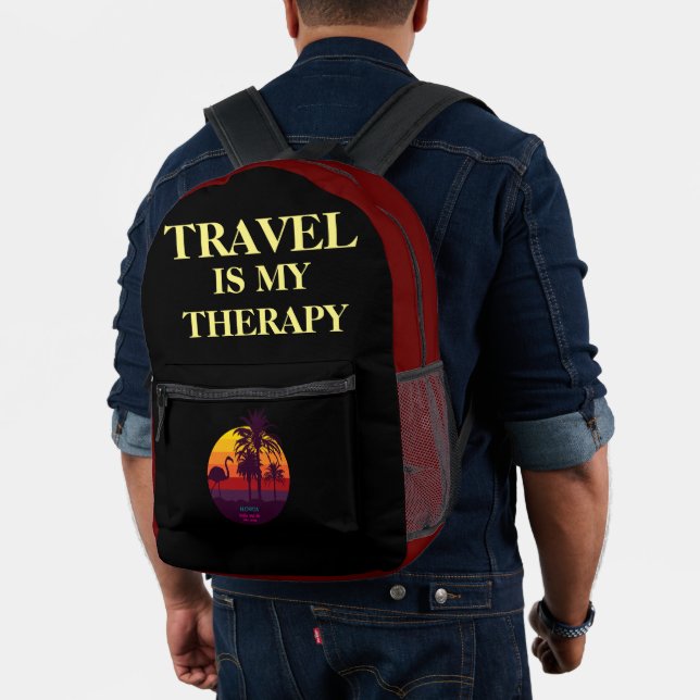 Sac À Dos Imprimé Conception de la thérapie de VOYAGE (Insitu (Modèle))