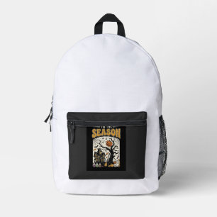 Sac À Dos Imprimé Conception de maison hantée Halloween c'est la sai