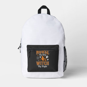Sac À Dos Imprimé Conception de sorcière infirmière Halloween (2)