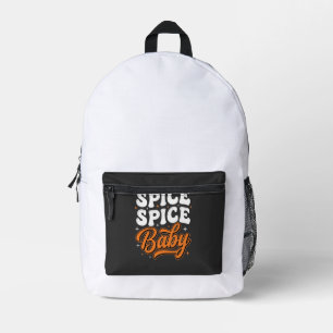 Sac À Dos Imprimé Conception de typographie rétro Halloween Spice Sp