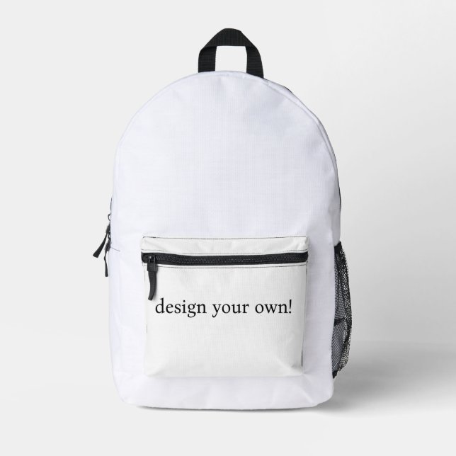 Sac À Dos Imprimé concevoir votre propre (Recto)